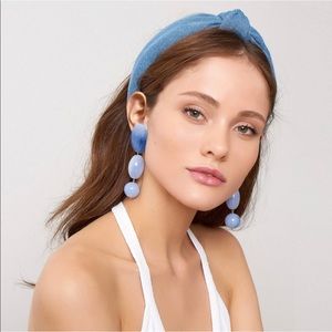 Lele Sadoughi Denim Headband